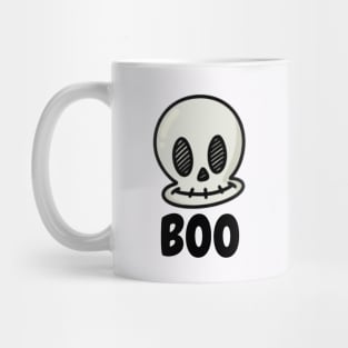 Cute Skull Boo Halloween Mug